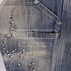 Meilleur prix Nouveau style Hommes Shorts en strass Prix raisonnable Shorts en strass Meilleure qualité Shorts en strass - Product Image 3