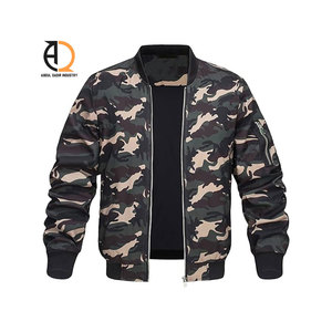 Chaqueta de bombardero para hombre, estilo suelto de primavera, chaquetas informales de algodón de talla grande de alta calidad para hombre - Product Image 4
