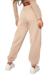 Ladies Sweat Pants <b>Cuffed</b> Gym Baggy Bottoms Tracksuit High Waist <b>Joggers</b> Women Casual Zip Up Women <b>Joggers</b> - Product Image 3