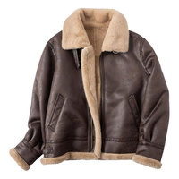 Veste d'hiver en cuir pour homme - Logo sur le devant, coupe-vent et imperméable, dernier design, haute qualité, en stock