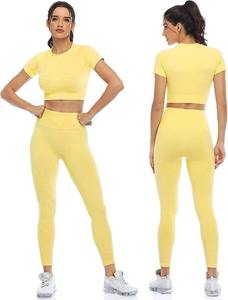 Ensemble de survêtement de sport pour femmes grandes tailles, coloré, personnalisable, confortable, service OEM - Product Image 3
