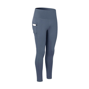 Latest Model Women's Fitness Yoga Wear Seamless Tights Factory-Made Casual Solid <b>Pattern</b> <b>Leggings</b> Bulk Quantity 100% Cotton - Product Image 1