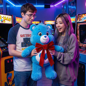 Lazo Decorativo Navideño de Arpillera Roja de 33 x 23 cm, Adorno Festivo para Decoración de Interiores - Product Image 5