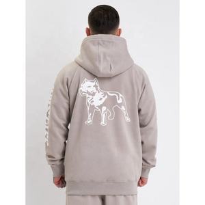 Sweat-shirt à capuche surdimensionné en molleton 100 % coton pour homme, personnalisé OEM, qualité tendance hiver 2024, logo brodé - Offre en gros - Product Image 1