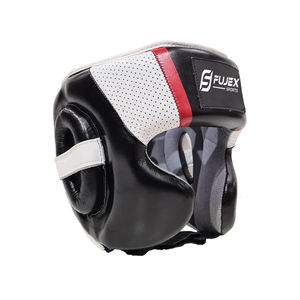 หมวกป้องกันศีรษะสำหรับชกมวย วัสดุ PU คุณภาพสูง ขายดีที่สุด สวมใส่สบาย ทนทาน เหมาะสำหรับทุกเพศ พร้อมโลโก้ขนาดตามสั่ง - Product Image 1
