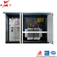 Transformateur triphasé économique 630 kVA 25 kV monté sur socle, bobinage en aluminium pour la distribution d'énergie urbaine, sortie 415 V/480 V