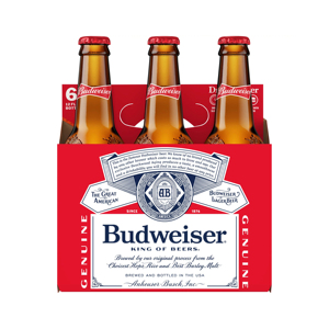 Bière Lager Budweiser en Gros, 24 Bouteilles de 355 ml (12 oz), Saveur Équilibrée avec des Hops Nobles et du Malt d'Orge - Product Image 6