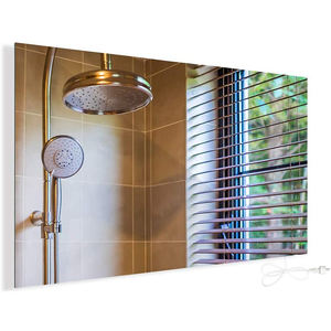 Calentador infrarrojo para espejo, Panel <span class=keywords><strong>calefactor</strong></span> rectangular para espejo de <span class=keywords><strong>baño</strong></span> de 450W con Interruptor táctil - Product Image 6