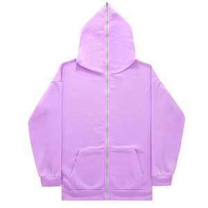 Sweat à capuche long zippé et surdimensionné pour hommes, sweat-shirt à capuche streetwear avec fermeture éclair complète et poches, vente en gros personnalisée OEM - Product Image 4