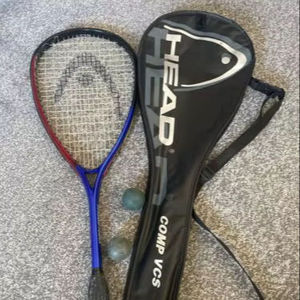 NOUVELLE ARRIVÉE Raquettes de squash Ranch en fibre de carbone avec cordage synthétique Logos personnalisés - Product Image 3