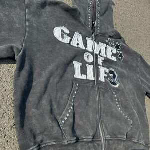 Customized Premium Quality 2026 Vintage Acid Wash Cotton Breathable Heavyweight <b>350</b> 450 500 Gsm Zip Streetwear Tracksuit For Men - Product Image 2