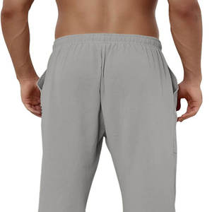 Pantalon de haute qualité 100% coton pour hommes conception personnalisée avec services OEM dernier style décontracté taille moyenne avant plat - Product Image 5