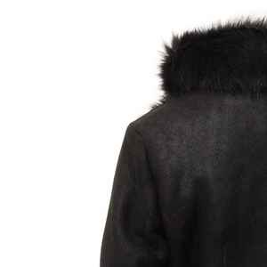 แจ็กเก็ตหนังแกะของผู้หญิงแจ็กเก็ตหนังสีทึบดีไซน์ไม่เหมือนใครสำหรับผู้หญิงแจ็กเก็ตผู้หญิงดีไซน์โลโก้ OEM - Product Image 2