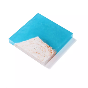 Affordable Price With Unique Resin & Stone New Design Customized Hottest Drink coaster Tea Coasters Super Quality From India - Product Image 1