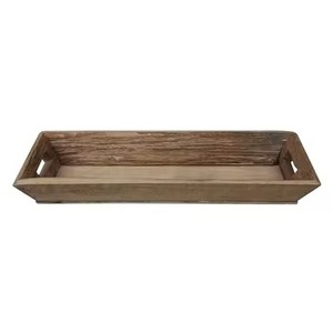 Bandeja de servicio de madera de nuevo diseño con asa, plato de comida elegante de alta calidad para el hogar, cocina, mesa de comedor y servicio de restaurante - Product Image 5