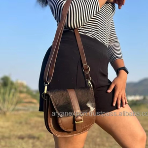 Sacs à main pour femmes Sac à bandoulière en cuir de vachette véritable de haute qualité Sac à bandoulière décontracté de luxe élégant Sacs à main en cuir occidental - Product Image 3