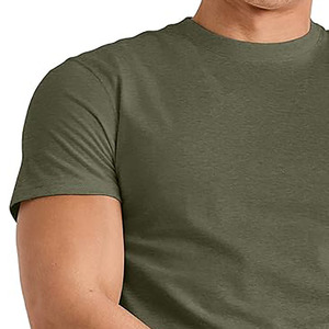 Camiseta elegante de moda para hombre, venta al por mayor, camiseta informal holgada de algodón de estilo básico, camiseta atlética para correr, gimnasio clásico Premium para hombre - Product Image 6