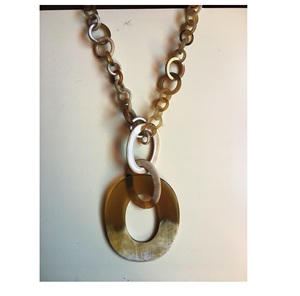 สร้อยคอเขาควายหรูหราสง่างามทำด้วยมือสไตล์โมเดิร์นทรงสี่เหลี่ยมคางหมูหรูหราเครื่องประดับหรูหราชุดของขวัญส่วนตัว - Product Image 1