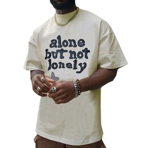 Camisetas de Alta Calidad con Estampado 3D Personalizado, Modernas, 100% Algodón, Hombros Caídos, Diseño Único, Venta al Por Mayor - Product Image 1