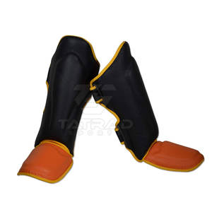 Protector de Espinilla de Cuero de Alta Calidad con Logotipo Personalizado, Protección Profesional TATRAD SPORTS TS-SG-16, Uso Universal, Ligero - Product Image 2