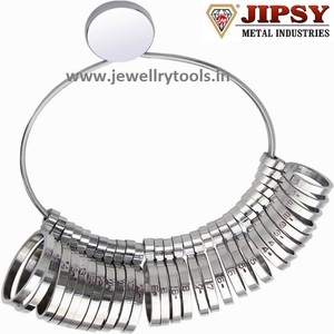 US Standard 1-15 Band <b>Ring</b> Sizer Gauge Set with Sizes and Half Sizes New Brass Jewelry Making <b>Tool</b> - Product Image 6