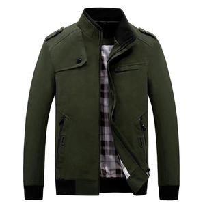 Chaqueta de bombardero cortavientos de invierno al por mayor para hombre con cuello levantado estilo urbano logotipo personalizado reversible impermeable de alta calidad - Product Image 5