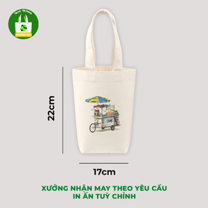 กระเป๋าผ้าแคนวาส Truong Gia ขนาด 22x17 ซม. ลายการ์ตูน สำหรับใช้เป็นของแจก - Product Image 3