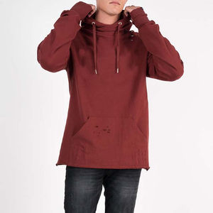 2026 hommes à capuche Boxy Fit brodé sweats à capuche sweats logo personnalisé coton lourd polaire surdimensionné grande taille sweats à capuche - Product Image 5