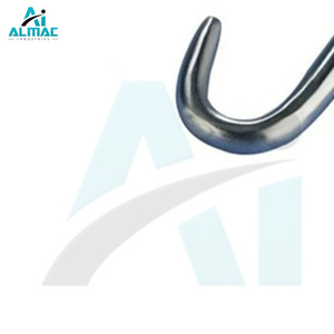 ALMAC Gancho de ojo Romo obstétrico profesional Gancho de ojo de becerro de vaca Instrumento de ganado veterinario Certificado CE - Product Image 4
