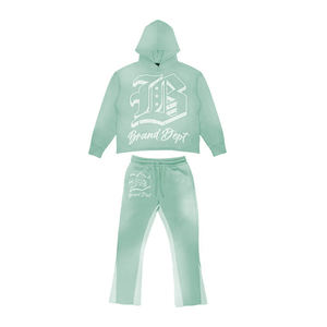 ชุดวอร์มผ้าระบายเหงื่อผ้าคอตตอนเฟรนช์เทอร์รี่พิมพ์ลายวินเทจผ้าซีดซีดซีดฝนกรดสำหรับผู้ใหญ่ผู้ชาย - Product Image 5