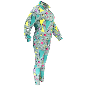 Logo personnalisé imprimé femmes survêtement de haute qualité survêtement sublimé pour les femmes pas cher rue mode femmes survêtement - Product Image 3