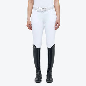 Mallas de montar a caballo transpirables para mujer, cintura elástica, cintura alta, bolsillo, pantalones de entrenamiento, mallas ecuestres, novedad al por mayor - Product Image 5