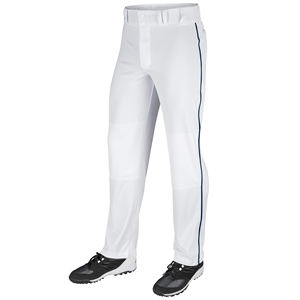 Pantalons de baseball pour hommes avec passepoil noir et tissu extensible haute performance pour une durabilité maximale lors des matchs professionnels - Product Image 1