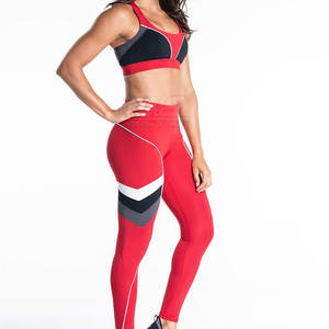 Confortable facile à porter ensemble de yoga de gymnastique dames grande taille léger 100% coton 6 pièces solide respirant élastique taille fermeture basse - Product Image 3