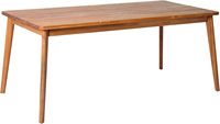 Table à manger en teck de luxe - Bois massif de haute qualité, design moderne, extensible, meubles de salle à manger pour salon, cuisine