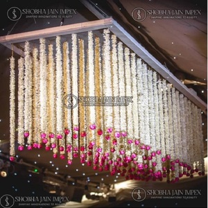 Tentures décoratives élégantes en filet de 4 pieds pour décorations de mariage - Product Image 5