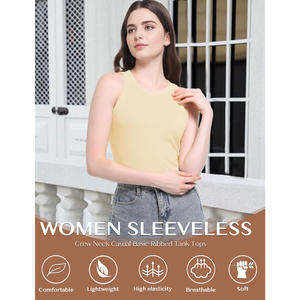 Camiseta Deportiva sin Mangas para Mujer, Tejido Transpirable de Secado Rápido, Ajuste Muscular, para Yoga, Correr y Fitness - Product Image 3