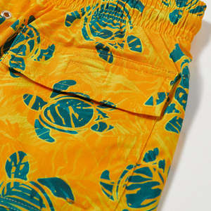 Short de bain homme personnalisé en tissu recyclé, imprimé, uni, avec cordon de serrage, pour la plage et le surf, tenue décontractée pour homme - Product Image 5