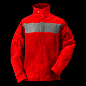 Chaqueta de soldadura resistente al fuego resistente y ajuste flexible Chaqueta de soldadura ropa de trabajo de protección industrial - Product Image 2