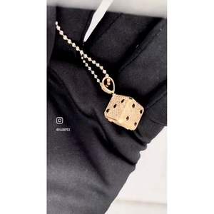 H.A.IMPEX - Colgante Elegante de Oro de 14 Quilates con Diamantes Redondos Reales para Hombre, Estilo Hip Hop - Product Image 3