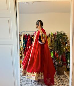 ชุดเดรสสตรีสไตล์อัฟกานิสถานโบราณทำด้วยมือผ้าไหมคุณภาพสูงและผ้าฝ้ายวัสดุที่ดีที่สุดสำหรับ0564ฤดูร้อน - Product Image 5