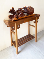 Console en bois massif chinois, faite à la main, style antique, meubles de salon, fabrication OEM ODM, livraison directe d'usine