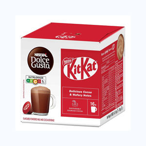 Los más vendidos Nescafé Dolce Gusto Kit Kat 256G vainas ofrecen oblea de chocolate consistente y fusión de café para un regalo único - Product Image 1