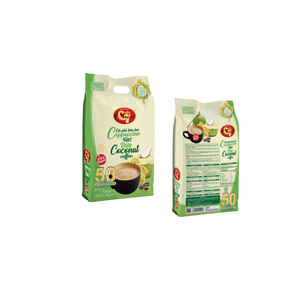 Tùy chỉnh <span class=keywords><strong>4</strong></span> trong <span class=keywords><strong>1</strong></span> chất lượng cao ngay lập tức Cappuccino êm dịu hương vị sô cô la hương vị Hộp bao bì cho nước nóng Cà Phê Dừa - Product Image 4