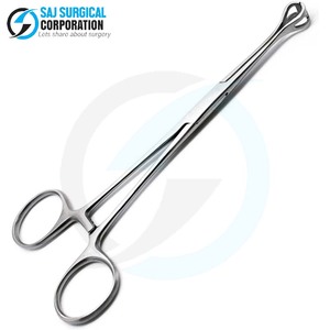 Pinzas ergonómicas para tejido Babcock Mango antideslizante Acero alemán para un uso cómodo durante procedimientos largos - Product Image 1