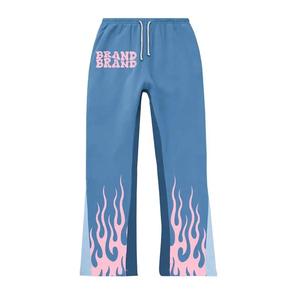 Conjunto informal de 2 piezas de pantalón con capucha de algodón 100% para mujer, logotipo personalizado, rodilla pesada, patrón sólido, bordado de la mejor calidad, ¡gran oferta! - Product Image 6