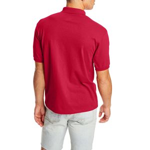 Polo verde oscuro para hombre con bolsillo en el pecho-100% algodón, transpirable y cómodo para uso informal - Product Image 5