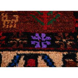 Nuray Hand Knotted Wool Rugs in <b>Red</b> & Orange Geometric Pattern Pae-3002 for Home Use - Product Image 3