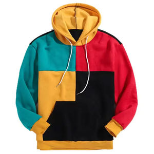 Sweat à capuche pour hommes de haute qualité surdimensionné poids lourd lavage à l'acide coton polaire pull broderie personnalisée ODM OEM - Product Image 3