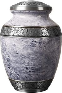 Urnes en métal au design antique pour cendres avec des motifs artisanaux complexes parfaits pour créer un présentoir commémoratif élégant - Product Image 6